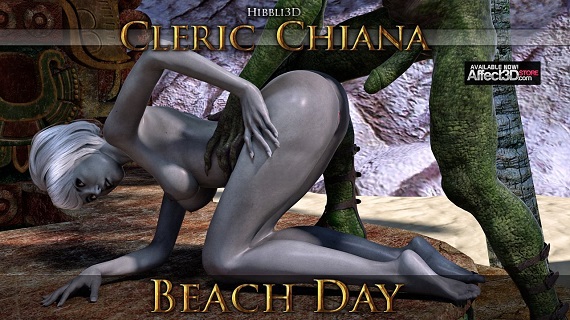 Hibbli3D - Cleric Chiana - Beach Day Part 5