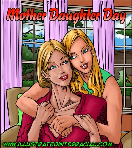 illustratedinterracial - Mother Daughter Day