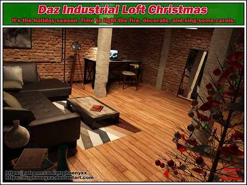 Mr. Phoenyxx - Daz Industrial Loft Christmas