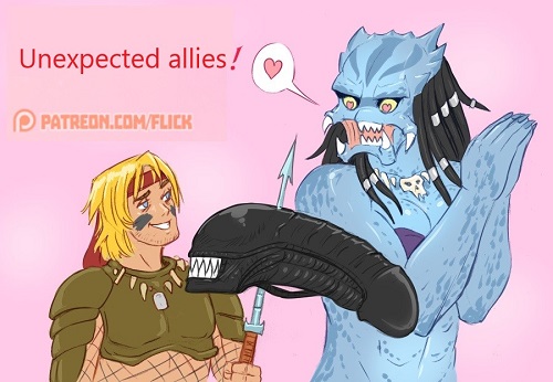 Flick - Unexpected allies (Alien vs Predator)