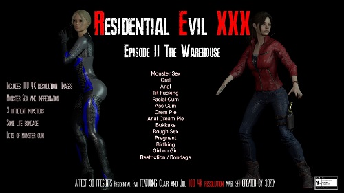 3DZen - Residential Evil XXX 2 - The Warehouse
