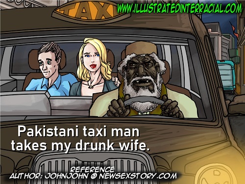 illustratedinterracial - Pakistani Taxi Man
