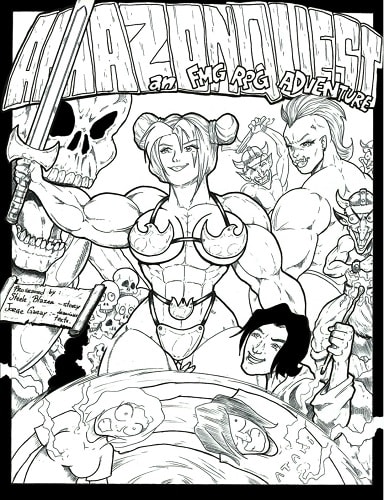 Mighty Female Muscle Comix - Amazon Quest 1