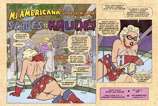 SuperHeroineComixxx - The Secret Adventures of Ms Americana - Salves to Krude
