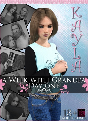 3DRComics - Kayla in A Week with Grandpa - Day One