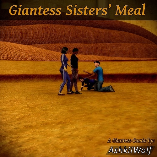 AshkiiWolf - Giantess Sisters' Meal