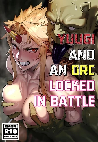 Yuugi and an Orc Locked in Battle (English)