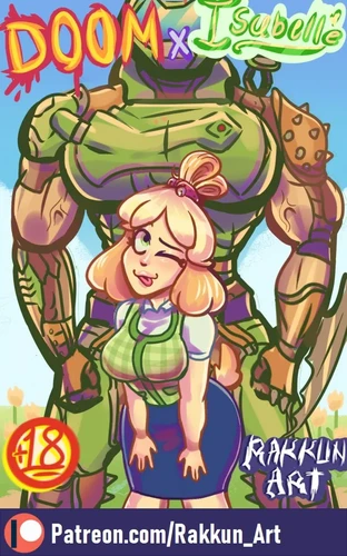Rakun Art - Doom x Isabelle (Spanish)